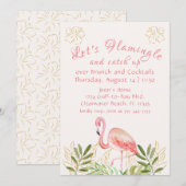 女性の集まり 招待状 (正面/裏面)