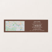 女性の頭部、レオナルド・ダ・ヴィンチ、アンティーク・ディーラー 名刺 (内部フラット)