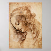 女性の頭 ポスター (正面)