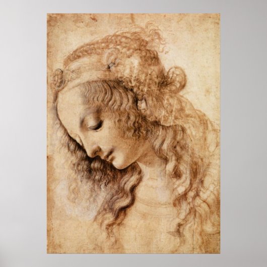 女性の頭 ポスター (正面)