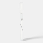 女性の顔 黄色い花 ファッションイラスト アート Case-Mate iPhoneケース (裏面 / 左)