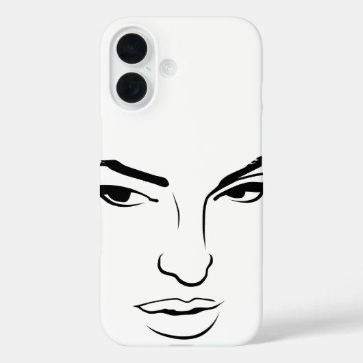 女性の顔 Case-Mate iPhoneケース (裏面)