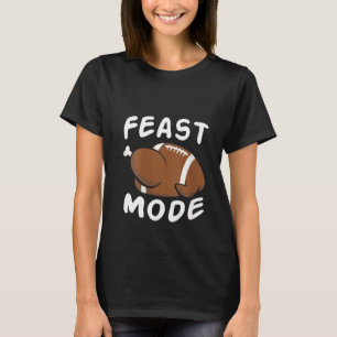 女性の饗宴モードサッカーターキーサンクスギおもしろいジヴィ Tシャツ