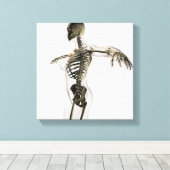 女性の骨格系の3次元像 キャンバスプリント (インサイチュ (ウッドフロア))