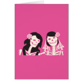 女性の骨組カップル (正面)