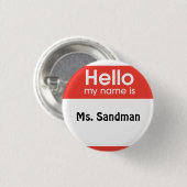 女性の麻酔 缶バッジ (正面&裏面)