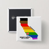 女性の1月の3月SLOイベント 缶バッジ (正面&裏面)