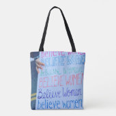 女性の3月2018日の利発なシンボルや象徴のトートバック トートバッグ (裏面)