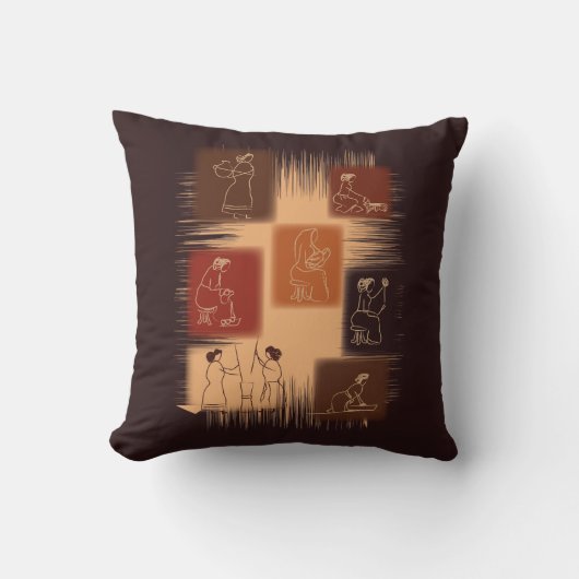 女性の クッション (正面)