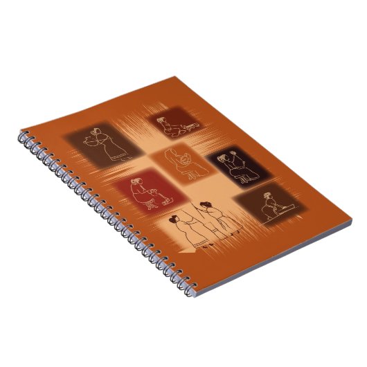 女性の ノートブック (右側)