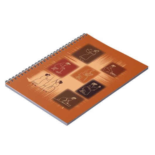 女性の ノートブック (左側)