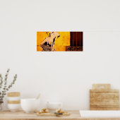 女性の ポスター (キッチン)