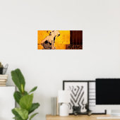 女性の ポスター (ホームオフィス)