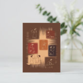 女性の ポストカード (スタンド正面)