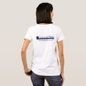 女性の"笑う月の乗組員"はTシャツに合いました Tシャツ (裏面フル)