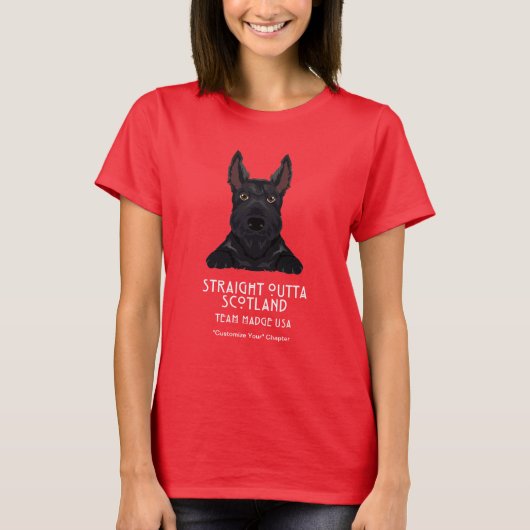 女性の「Outta」Tシャツ Tシャツ (正面)