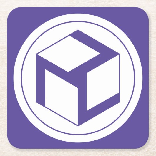 女性のAntahkarana -インAntahkarana スクエアペーパーコースター (正面)