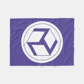 女性のAntahkarana -インAntahkarana フリースブランケット (正面(横))