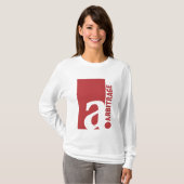 女性のARB hoody.ai Tシャツ (正面フル)