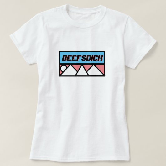 女性のBeefsdick Tシャツ (デザイン正面)