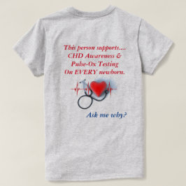 女性のCHDのTシャツ Tシャツ