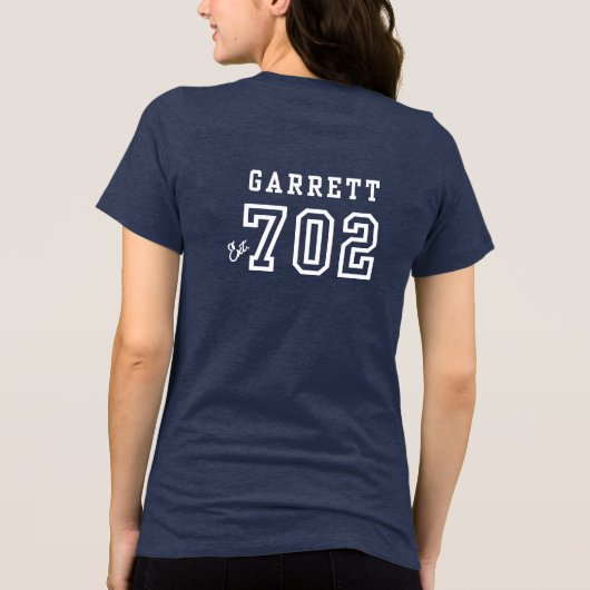 女性のCSP EXT # （Ally用に予約） トライブレンドＴシャツ (裏面)