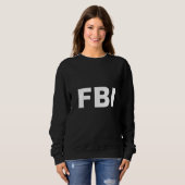 女性のFbiカーニバル仮装ディスカバリー少年 スウェットシャツ (正面フル)