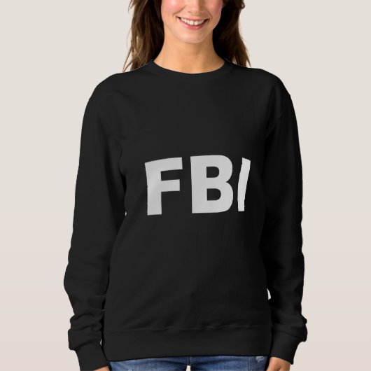 女性のFbiカーニバル仮装ディスカバリー少年 スウェットシャツ (正面)