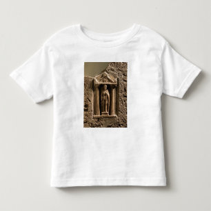 女性のfiguの大理石および砂岩奉納の石碑 トドラーTシャツ
