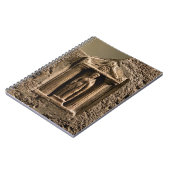 女性のfiguの大理石および砂岩奉納の石碑 ノートブック (左側)