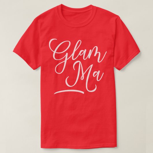 女性のGlamMaギフトのための魅惑的な祖母  Tシャツ (デザイン正面)