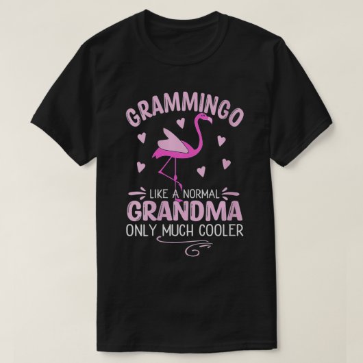 女性のGLAMMINGO通常のおばあちゃんだけのようにC Tシャツ (デザイン正面)