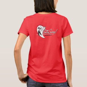 女性のGottaswingの赤のティー Tシャツ