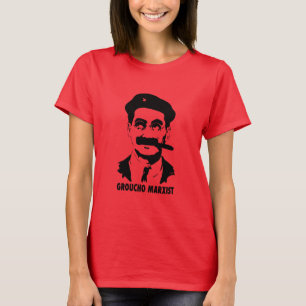 女性のGrouchoのマルクス主義者のTシャツ Tシャツ