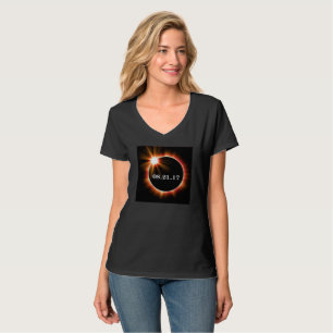 女性のHanesのNano V首食のTシャツ Tシャツ