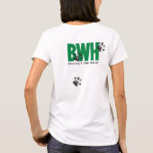 女性のHanesのTシャツ Tシャツ (裏面)