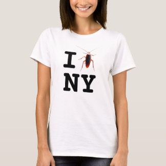 女性のI [ゴキブリ] NY Tシャツ