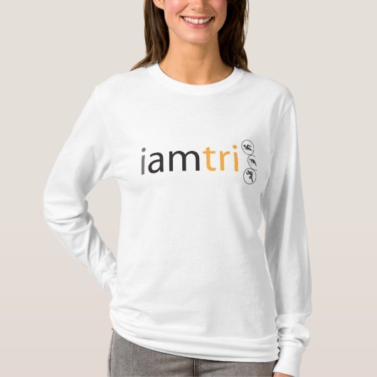 女性のiamtriによって合われるフード付きスウェットシャツ tシャツ (正面)