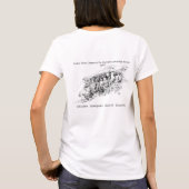 女性のIPCAS 2017クリフ住宅Tシャツ Tシャツ (裏面)