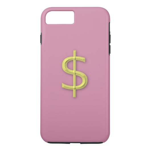 女性のiPhone 7プラス販売のためのドル記号ケース。 Case-Mate iPhoneケース (裏面)