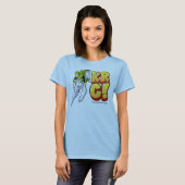 女性のKRCのトラの女の子のワイシャツ Tシャツ (正面フル)