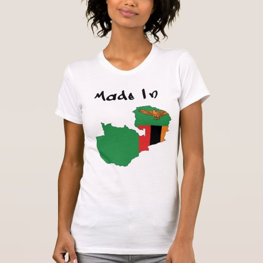 女性のMade_In_Zambia Tシャツ (正面)