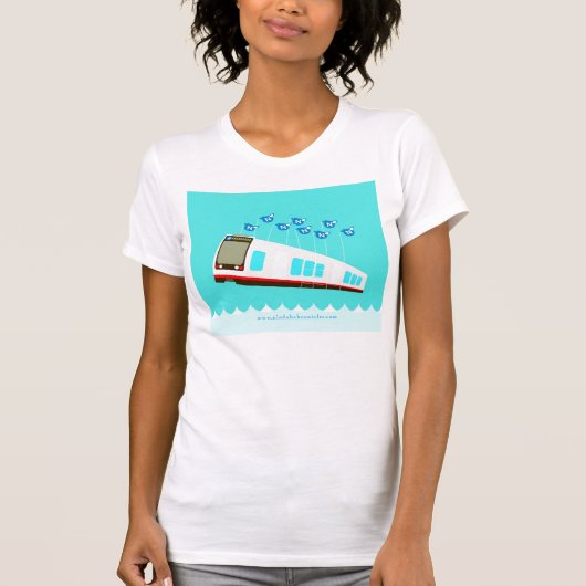 女性のN Judah FailwhaleのTシャツ Tシャツ (正面)