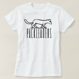 女性のPackLeaderのロゴのティーの*White* Tシャツ