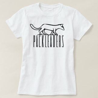 女性のPackLeaderのロゴのティーの*White* Tシャツ