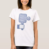 女性のPickleballのパーソナライズなTシャツ Tシャツ (正面)