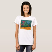 女性のTシャツか感謝 Tシャツ (正面フル)