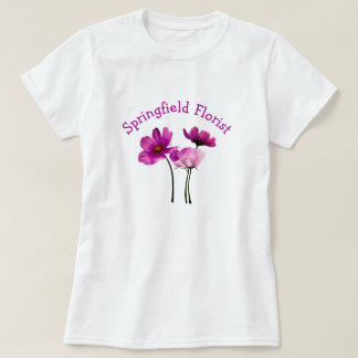 女性のTシャツの花 Tシャツ