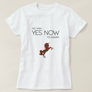 女性のTシャツの"YESそして… Tシャツ