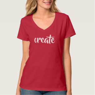 女性のTシャツを作成 Tシャツ